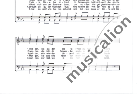 Bätzing, Rudolf: Acción de Gracias - Coro>TTBB:1