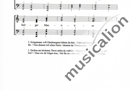 Bätzing, Berthold: Saint Mauritius - Choir>X+Organ:1