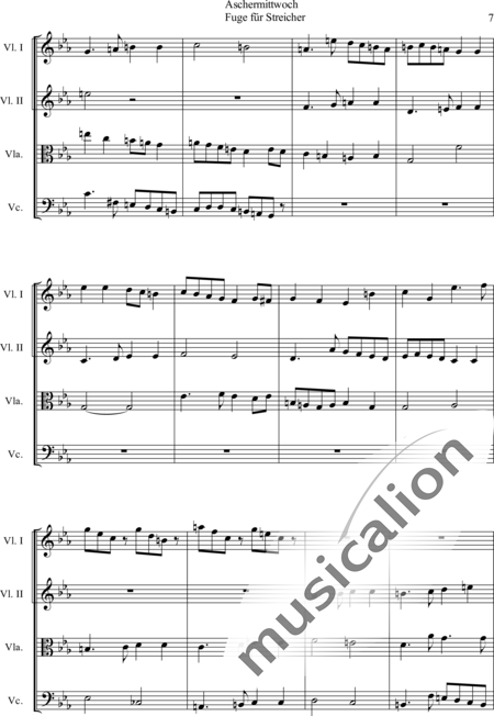 Langrieger, Hans G.: Aschermittwoch - Violine+[Vl+Vla+Vc]:7