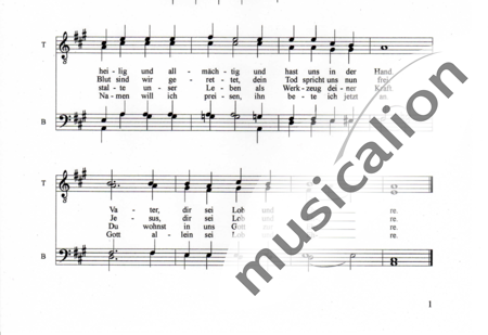 Bätzing, Rudolf: Unser Vater - Chor>TTBB:1