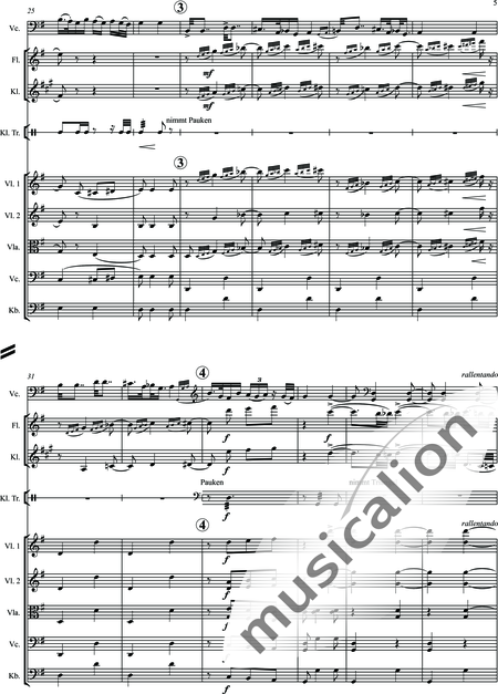 Bartók, Béla: Rhapsody Nr. 1 - Violoncello 2+[Fl+Klar]+Pk+[Vl2+Vla+Kb]:5