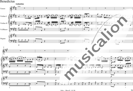 Schwerdtner, Ignaz: Missa in D - Solo>Sop/Alt/Ten/Bass+Chor>SATB+Fl2+Hn2:50