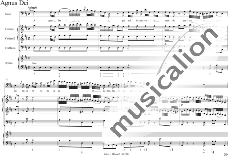 Schwerdtner, Ignaz: Missa in D - Solo>Sop/Alt/Ten/Bass+Chor>SATB+Fl2+Hn2:58