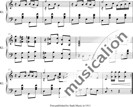 Scott, James: The Princess Rag - Klavier:1