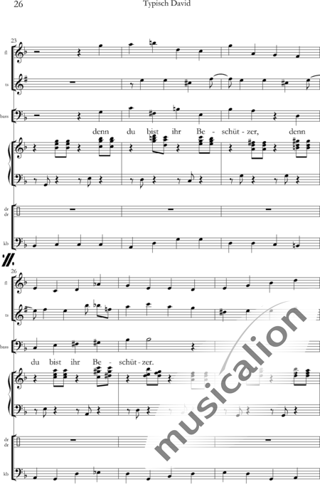 Arning, Eberhard: David-04 - Solo>bajo+[Fl+Sx]+Perc+Pno+Cb:5