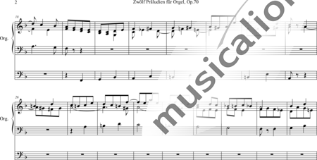 Bibl, Rudolf: Twelve preludes for organ, No. 5 in F major - Organ>wped:1