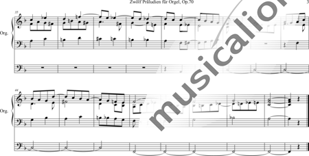 Bibl, Rudolf: Twelve preludes for organ, No. 5 in F major - Organ>wped:2