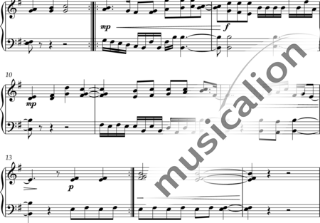 Grunditz, Michael: Evening Unease - Klavier 2:1
