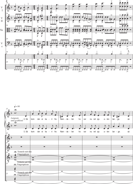 Leutert, Brita Falch: Carl Orff Competition 2020 Sjursveinvisa - Choir>S+Rec+[Xyl3+Perc]+[Vln2+Vla+Vlc+Db]:3