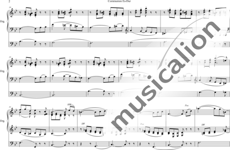 Hamer, : Communion E Flat Major - Organ>wped:1