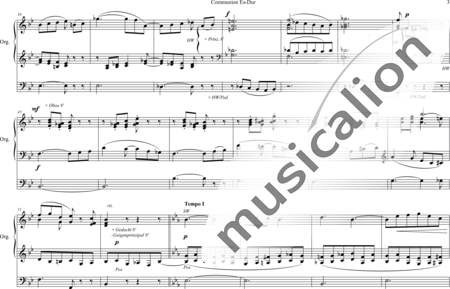 Hamer, : Communion E Flat Major - Organ>wped:2