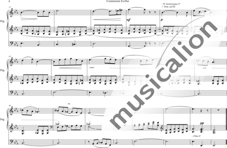 Hamer, : Communion E Flat Major - Organ>wped:3