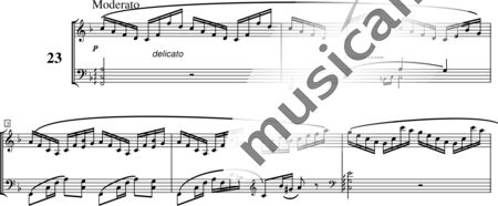 Chopin, Frederic: Preludio en Fa mayor Moderato - Piano:0