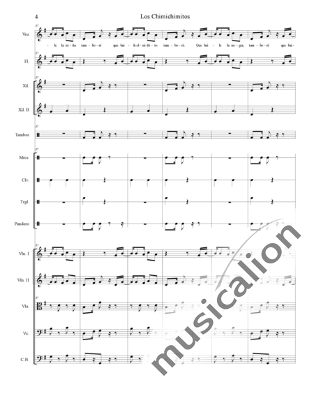 Colmenarez Aguilar, Douglas: Carl Orff Competition 2020 Los Chimichimitos - Choir>SS+Rec+[Xyl2+Perc]+[Vln2+Vla+Vlc+Db]:6