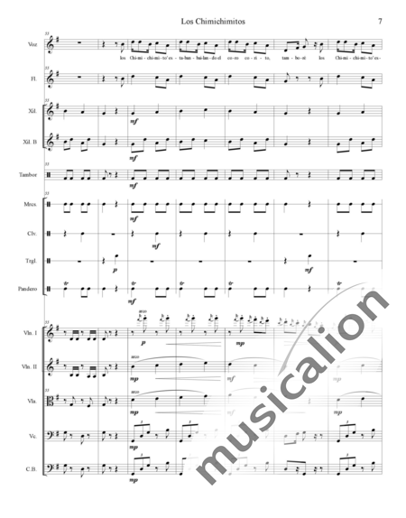 Colmenarez Aguilar, Douglas: Carl Orff Competition 2020 Los Chimichimitos - Choir>SS+Rec+[Xyl2+Perc]+[Vln2+Vla+Vlc+Db]:9