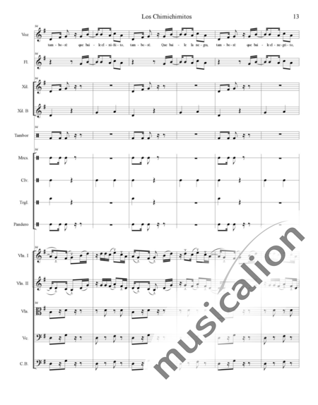 Colmenarez Aguilar, Douglas: Carl Orff Competition 2020 Los Chimichimitos - Choir>SS+Rec+[Xyl2+Perc]+[Vln2+Vla+Vlc+Db]:15