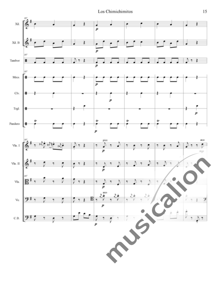 Colmenarez Aguilar, Douglas: Carl Orff Competition 2020 Los Chimichimitos - Choir>SS+Rec+[Xyl2+Perc]+[Vln2+Vla+Vlc+Db]:17