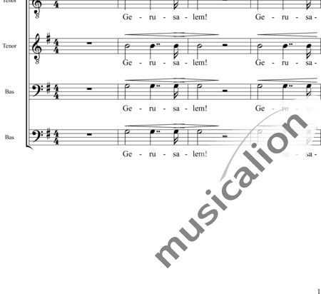 Verdi, Giuseppe: Coro della processione, 3. act, scene 1 - Coro>SATB:1