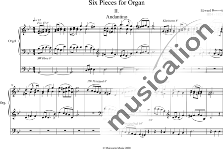 Bunnet, Edward: Andantino - Órgano>cPed:0