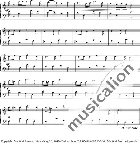 Ammer, Manfred: La Pulga - Piano:2