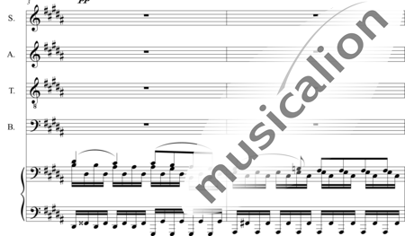 Schubert, Franz (Peter): Nacht und Träume (Night and Dreams) Arrangement - Choir>SATB+Piano:1