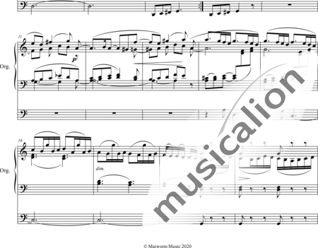 Dunham, Henry M.: Andantino C-Dur - Orgel>mPed:1