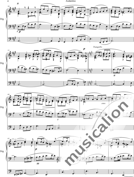 Dunham, Henry M.: Andantino C-Dur - Orgel>mPed:4