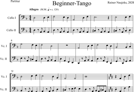 Naujoks, Rainer: Beginner Tango - Violoncello 2:0