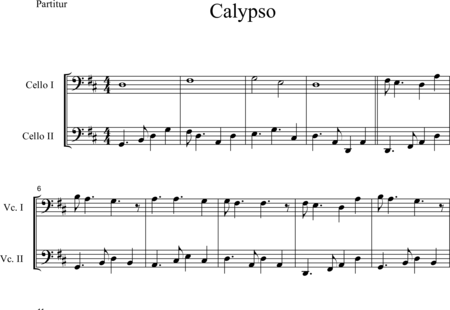 Naujoks, Rainer: Calypso - Violoncello 2:0
