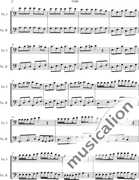 Naujoks, Rainer: Cuba Libre - Violoncello 2:2