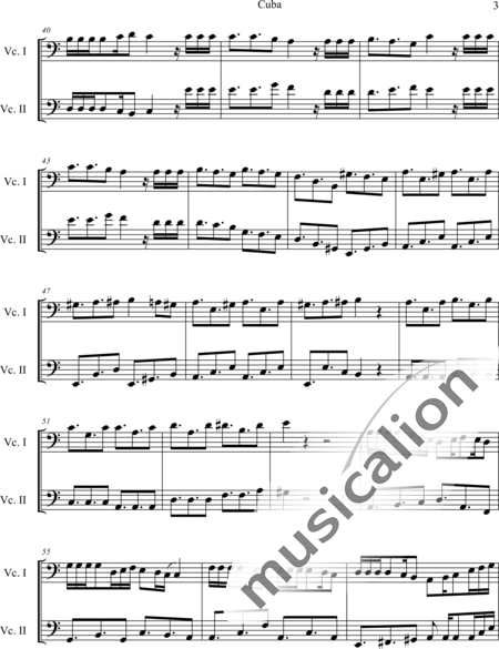 Naujoks, Rainer: Cuba Libre - Violoncello 2:3