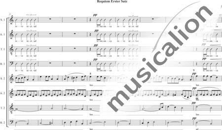 Schäfer, Martina: Requiem a capella, 10th movement: Communio (Lux aeterna, luceat eis) - Choir>SSAATTBB/SATB:6