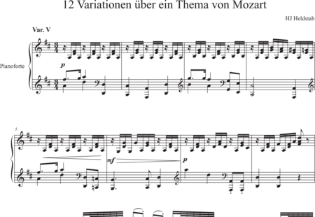 Heldstab, Hansjakob: Variation V - Piano:0