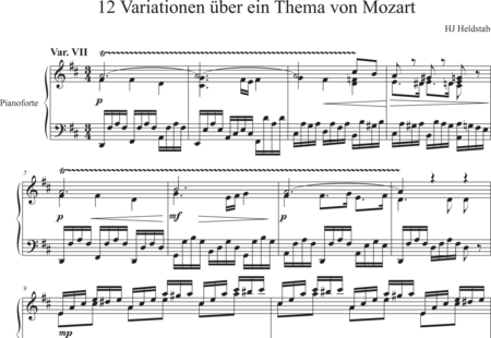 Heldstab, Hansjakob: Variation VII - Piano:0