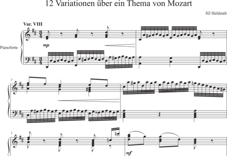 Heldstab, Hansjakob: Variation VIII - Piano:0