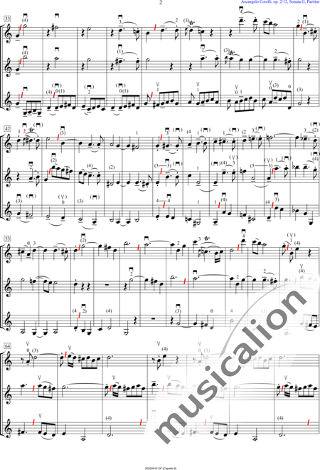 Corelli, Arcangelo
: Sonata in G - Violín 3:2