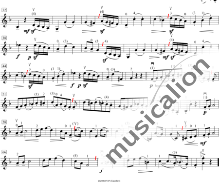 Depas, Ernest: Allegretto - Violine:1
