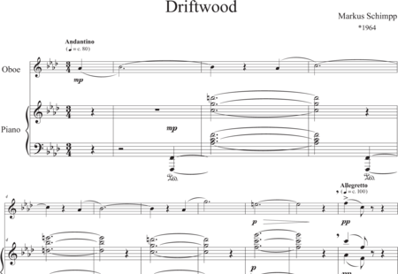 Schimpp, Markus: Driftwood - Oboe+Klavier:0