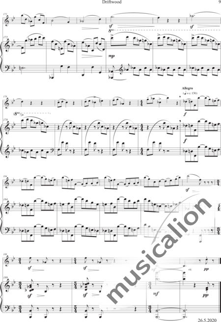 Schimpp, Markus: Driftwood - Oboe+Klavier:9