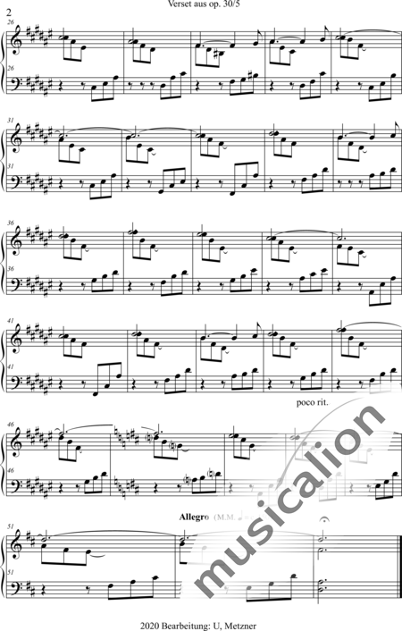 Boëllmann, Léon: Verset D-Dur - Orgel:2