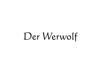 Helmkamp, Gregor: Der Werwolf - Coro>TTBB:0