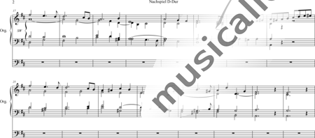 Volckmar, Wilhelm: Postlude D-major - Órgano>cPed:1
