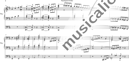Volckmar, Wilhelm: Postlude D-major - Órgano>cPed:3