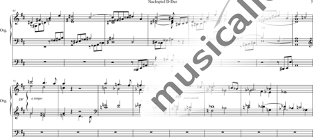 Volckmar, Wilhelm: Postlude D-major - Órgano>cPed:4