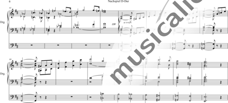 Volckmar, Wilhelm: Postlude D-major - Órgano>cPed:5