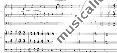 Volckmar, Wilhelm: Postlude D-major - Órgano>cPed:6