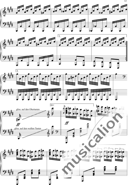 Blinn, Oliver: Ebbe und Flut - Klavier:12