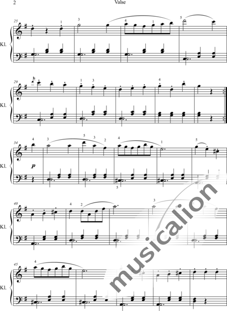 Czerny, Carl: Valse - Piano:2