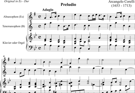 Corelli, Arcangelo
: Preludio - Saxofón +Saxofón +Pno:0
