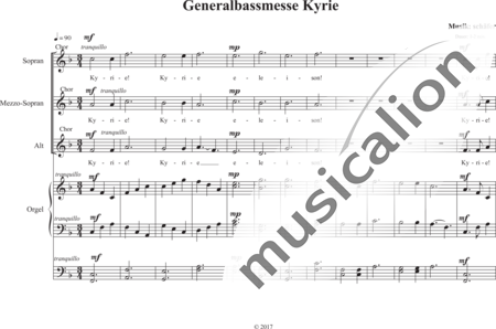 Schäfer, Martina: Kyrie (Kyrie eleison) - Choir>SSA+Organ>wped:0